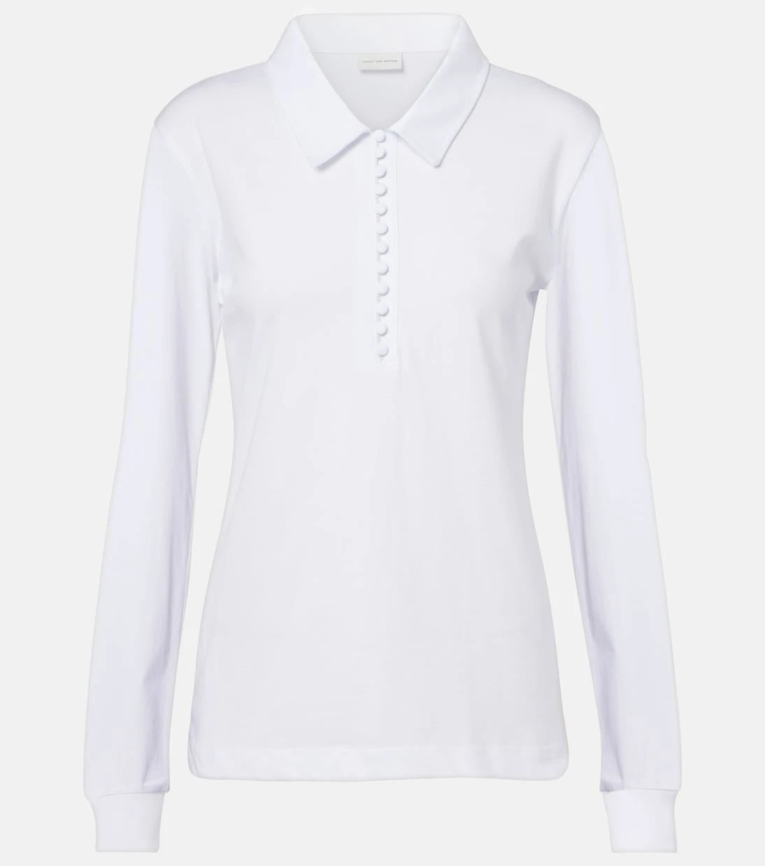 Dries Van Noten - Cotton jersey polo shirt