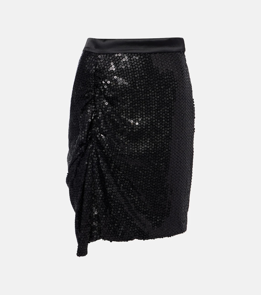 Vivienne Westwood - Panther gathered sequined midi skirt