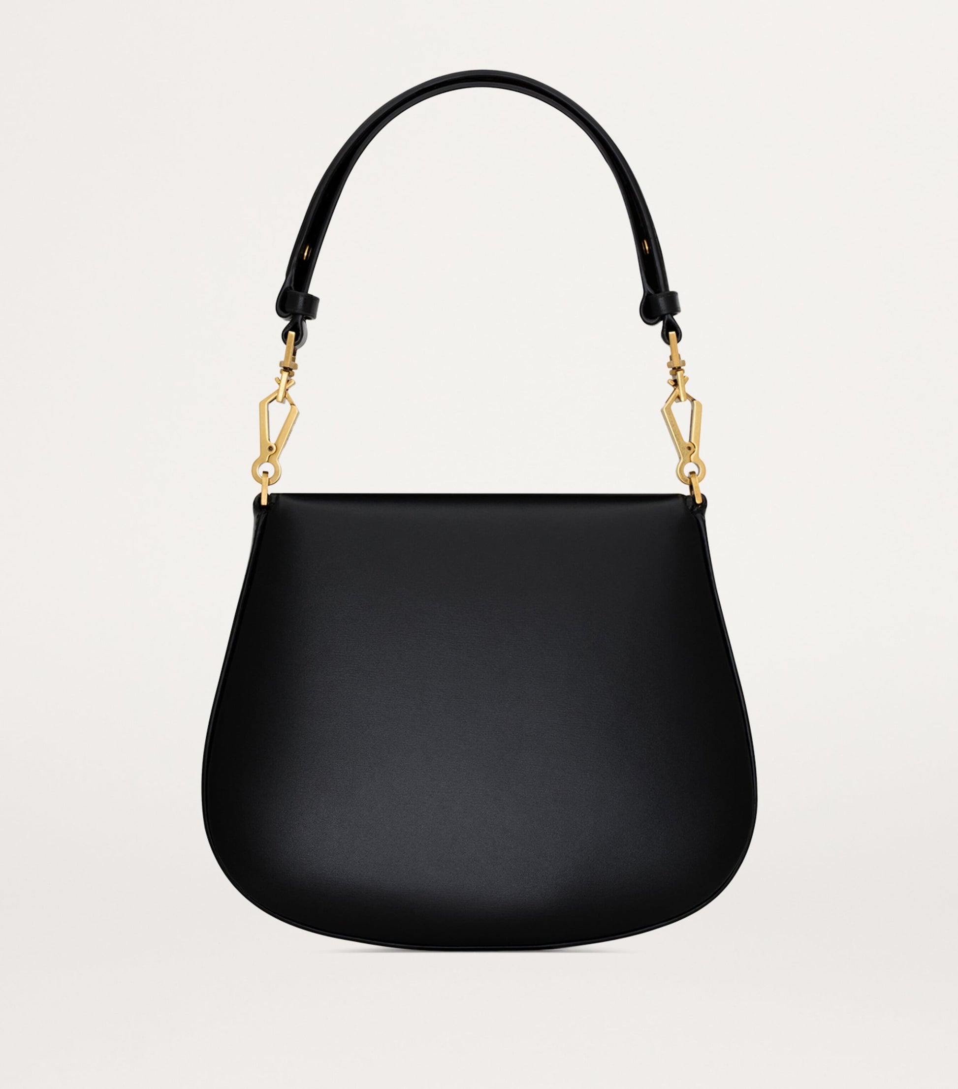 Saint Laurent Black Leather Voltaire Top-Handle Bag