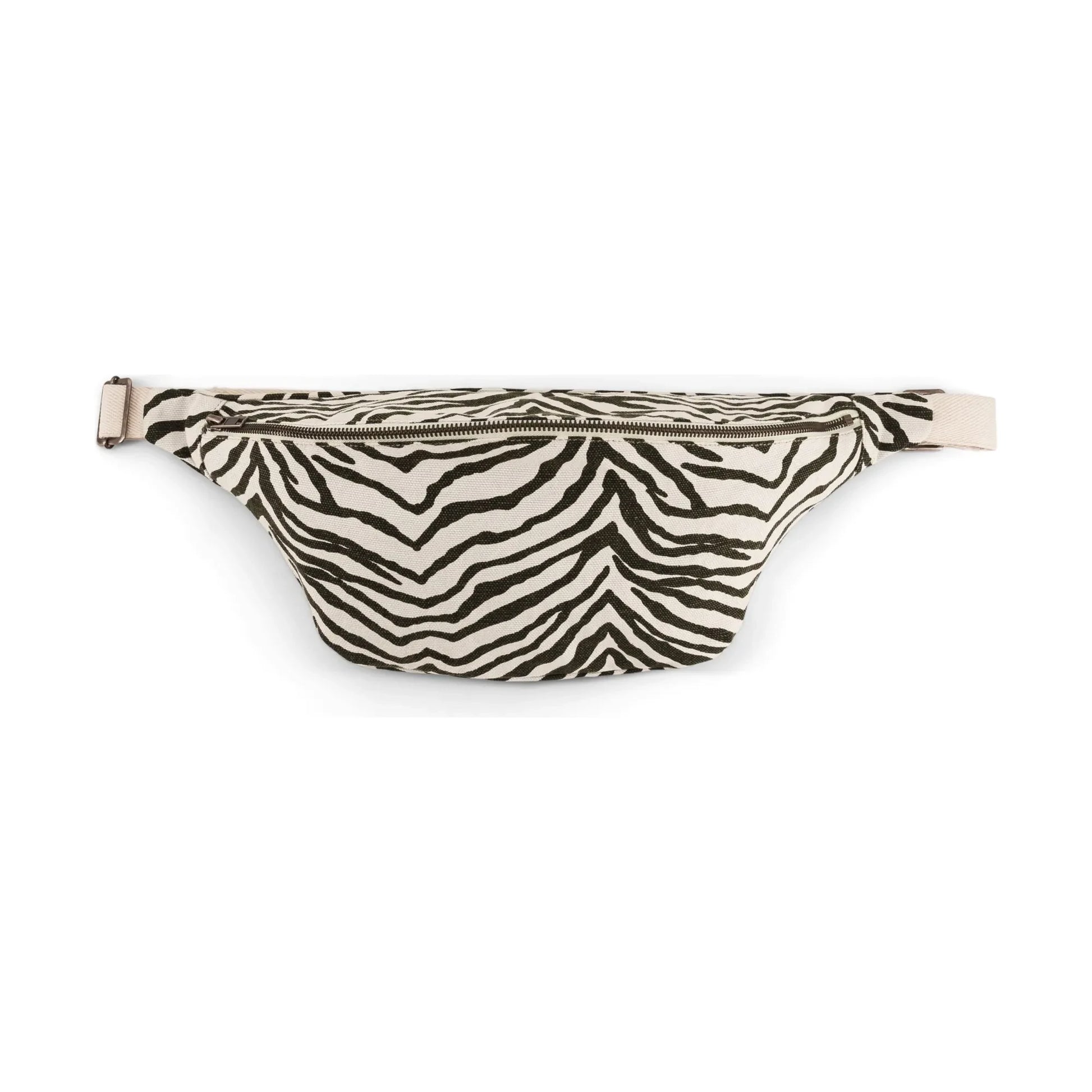 Rose in April - Zebrou fanny pack | Ecru