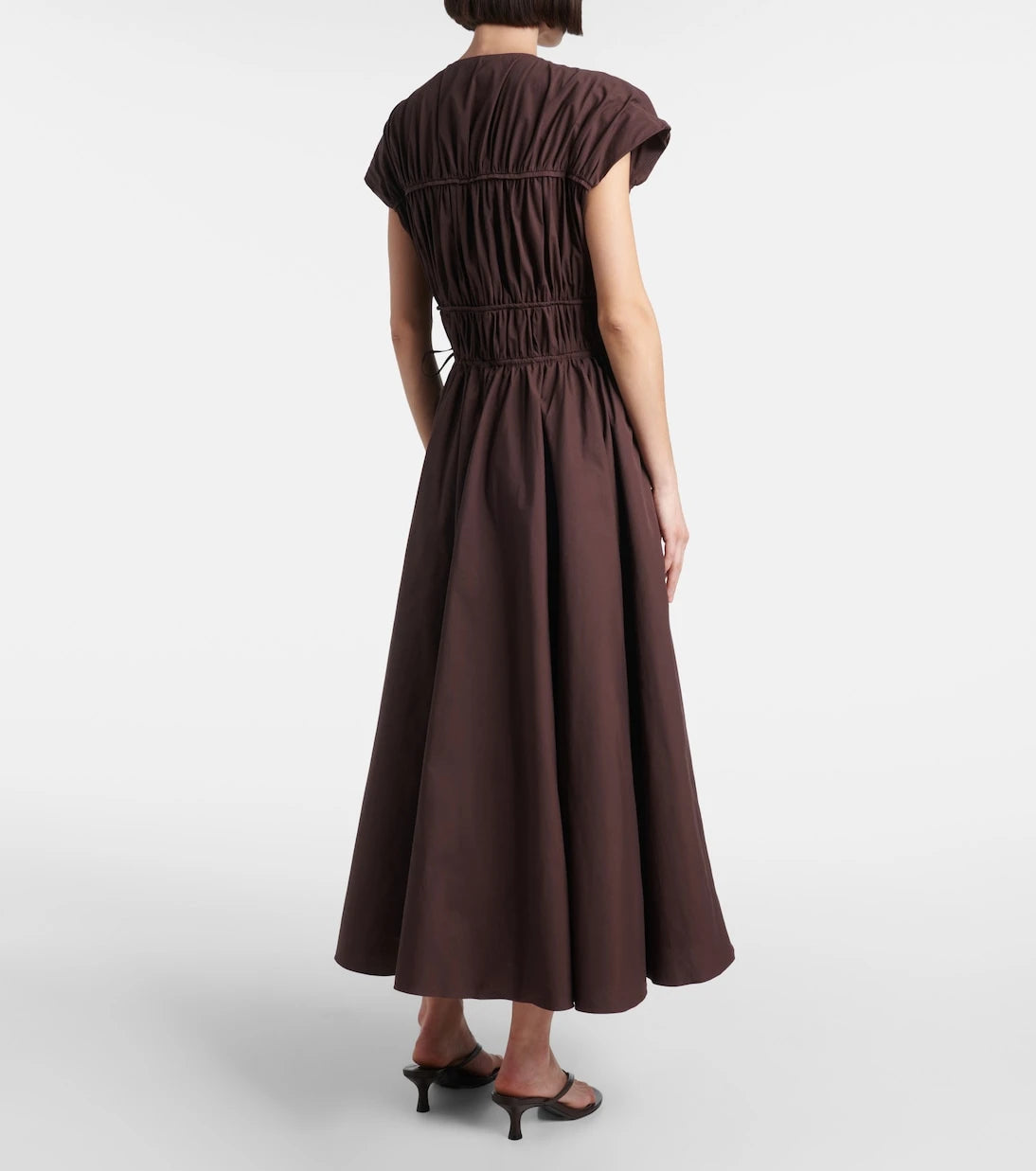 Tove - Ceres gathered cotton midi dress