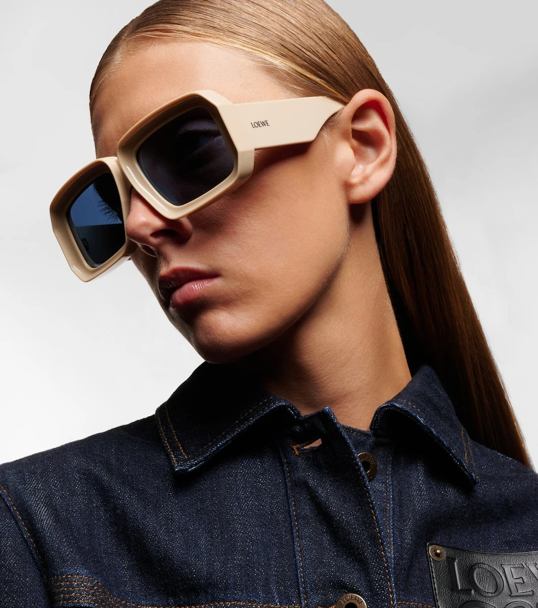 Loewe - نظارات شمسية مربعة من بولاز إيبيزا