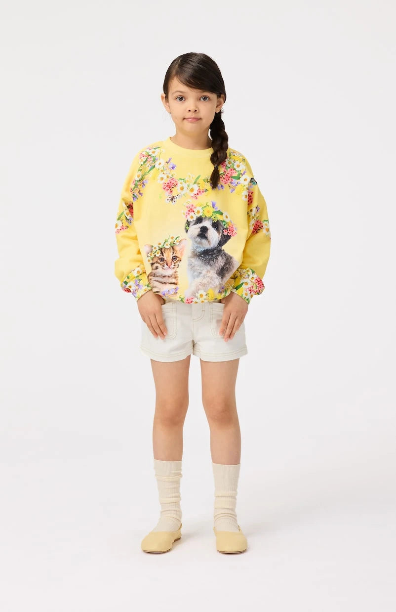 Molo - Maxi printed cotton sweatshirt
