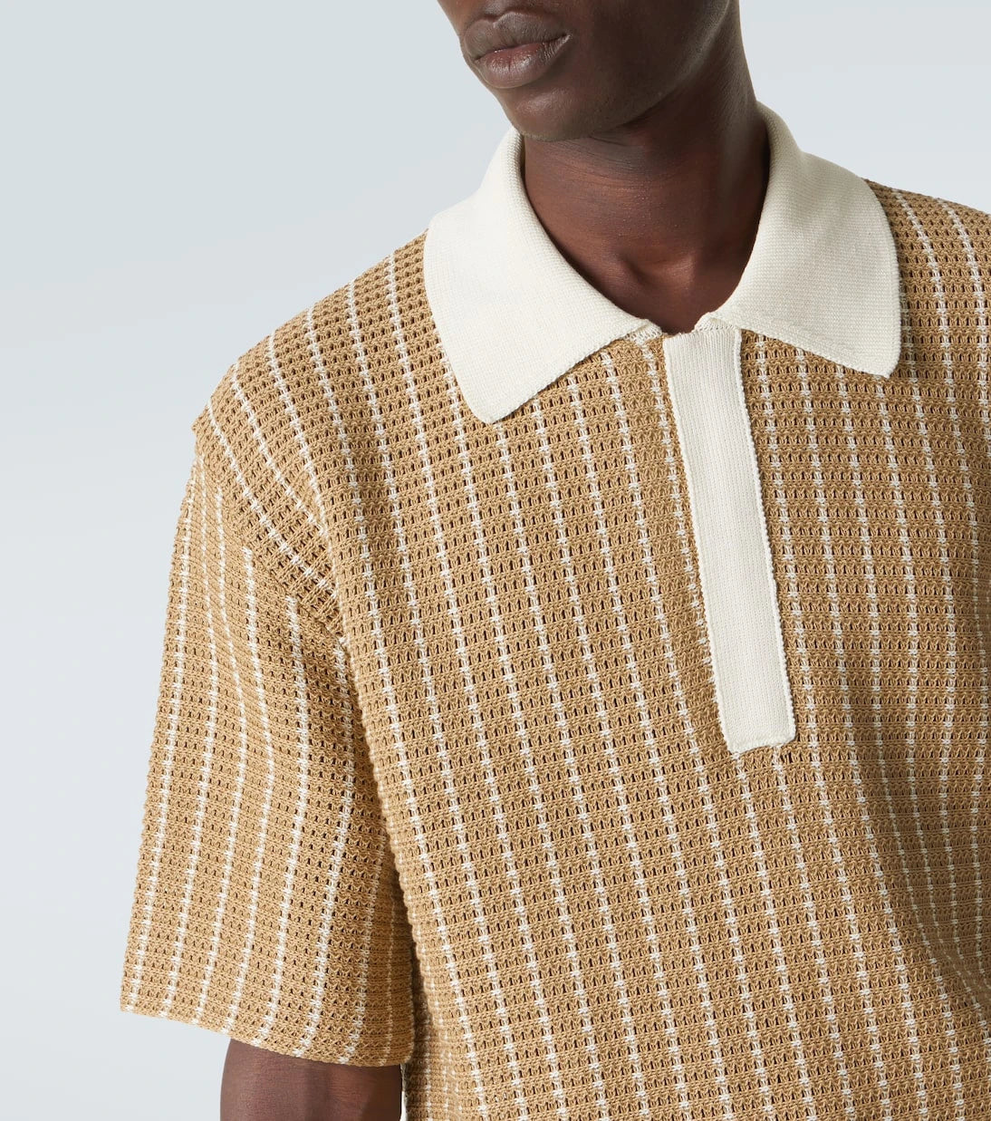 Jil Sander - Knitted cotton polo shirt