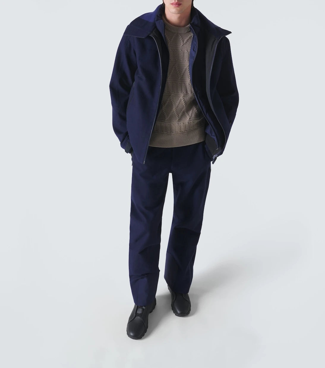 Zegna - Cashmere ski salopettes