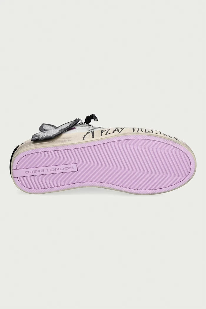 Crime London SK8 DELUXE kadın deri sneaker