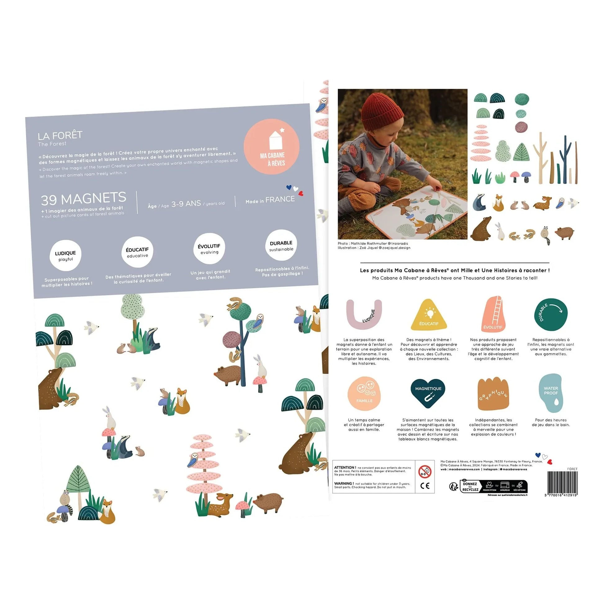 Ma Cabane à rêves - Magnets Animals Forests