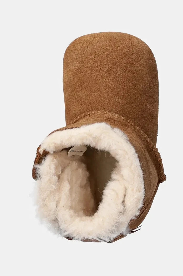 Бебешки велурени обувки UGG BABY BAILEY BOW