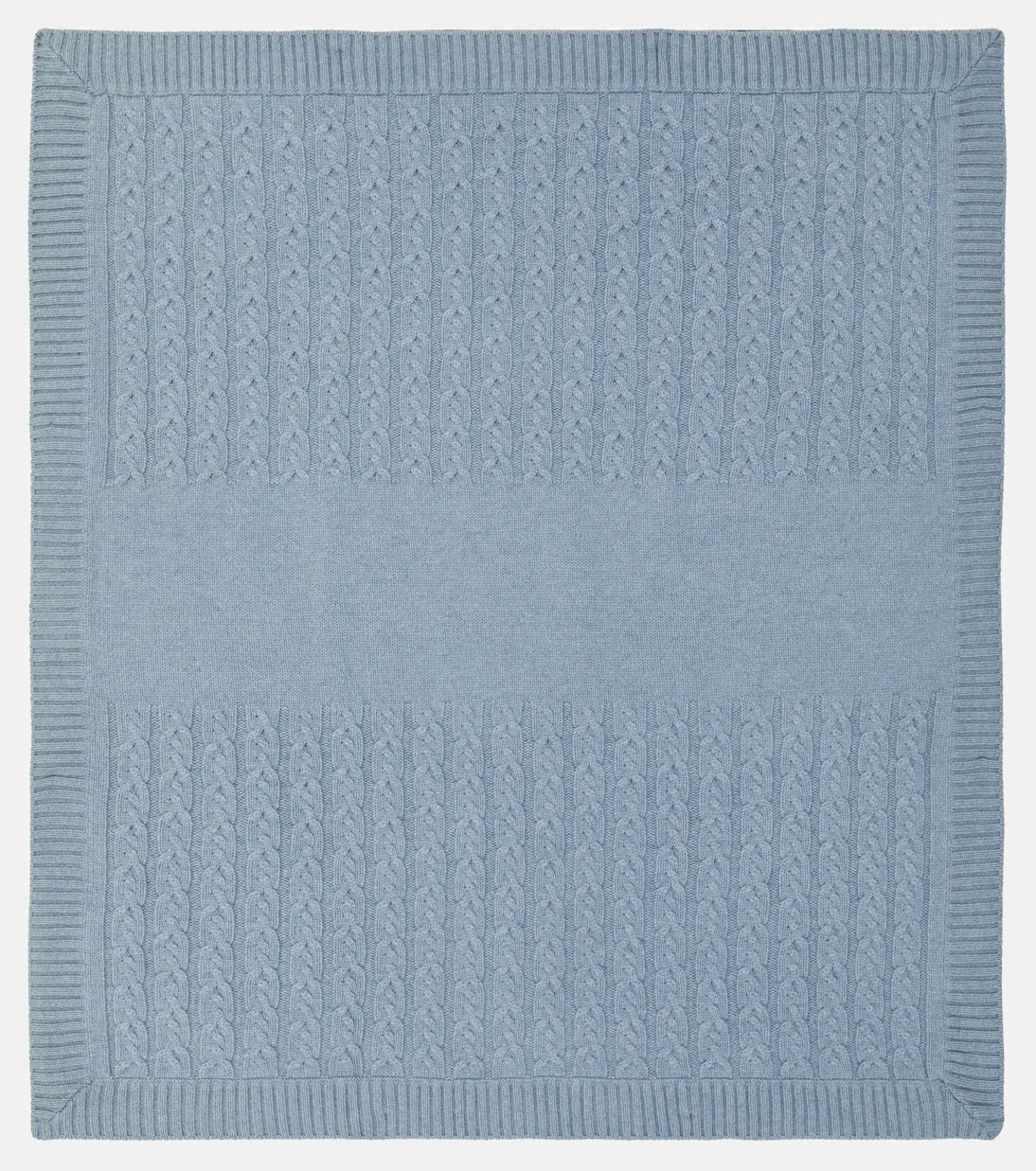 Loro Piana - Cable-knit cashmere blanket