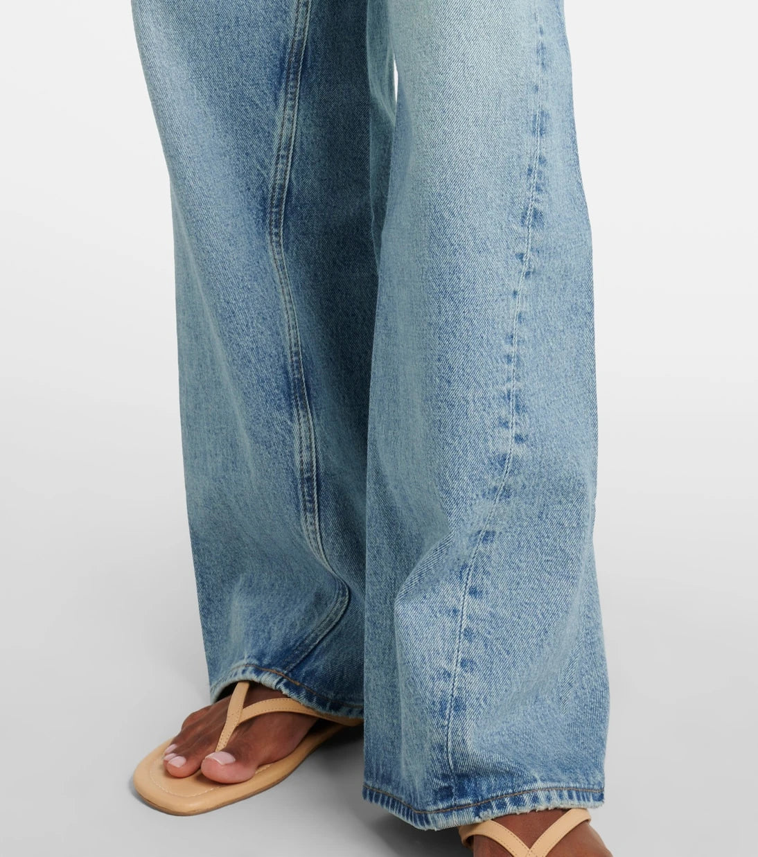 Agolde - Twist low-rise wide-leg jeans