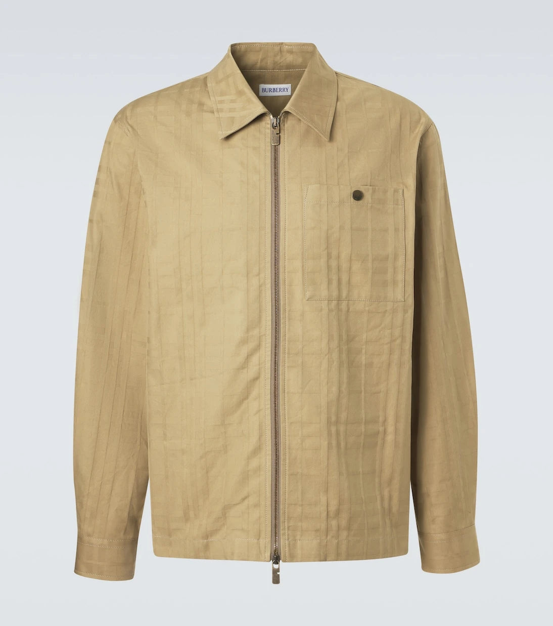 Burberry - سترة قطنية كاروهات من Burberry