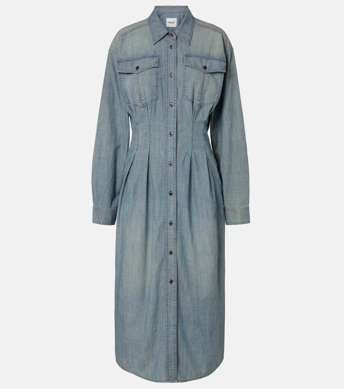 Marant Etoile - Nolwen chambray shirt dress