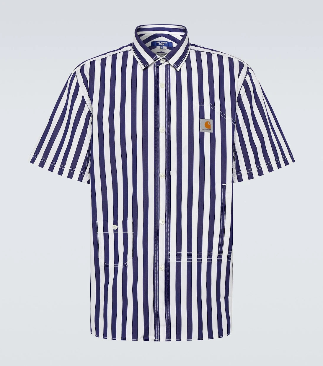 Junya Watanabe - x Carhartt striped cotton Bowling shirt