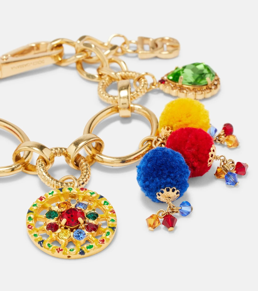 Dolce&Gabbana - Taormina embellished charm bracelet