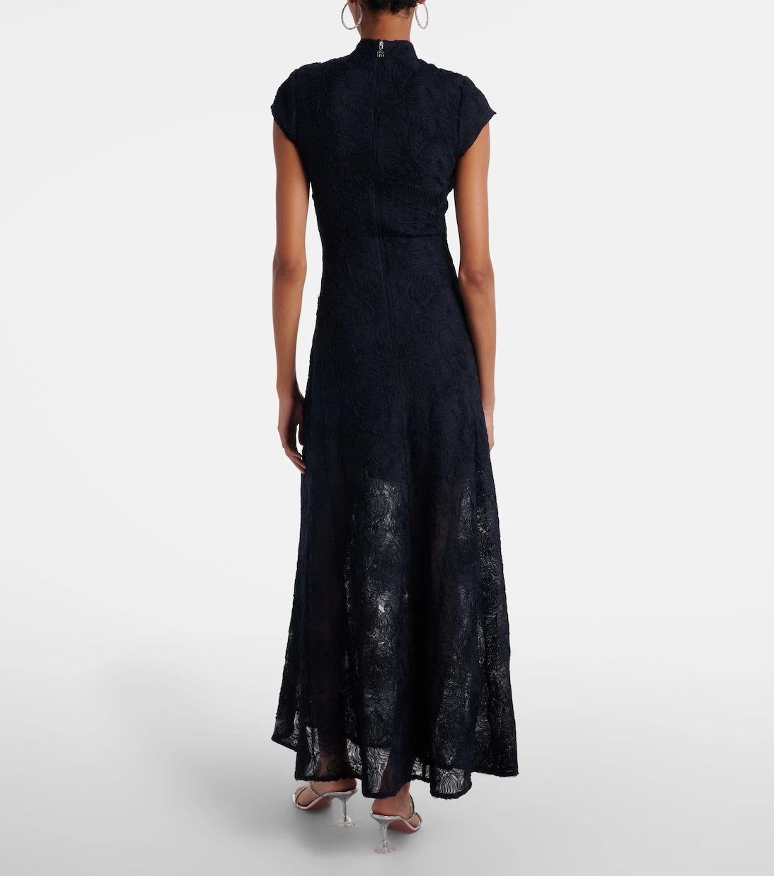 Rotate - Floral mesh gown