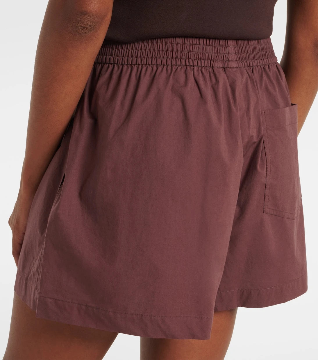 Varley - Morales cotton poplin shorts