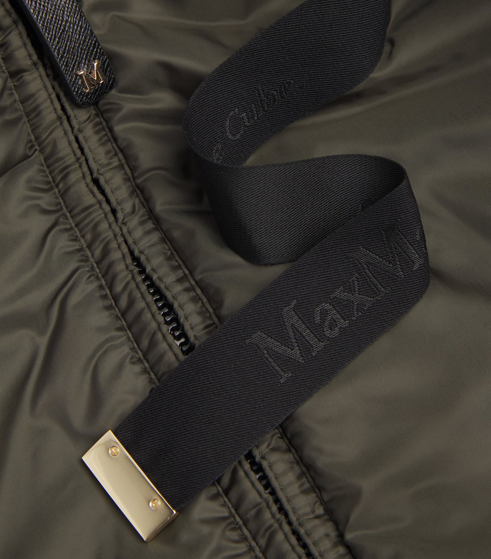 Max Mara Green The Cube Hooded Puffer Jacket