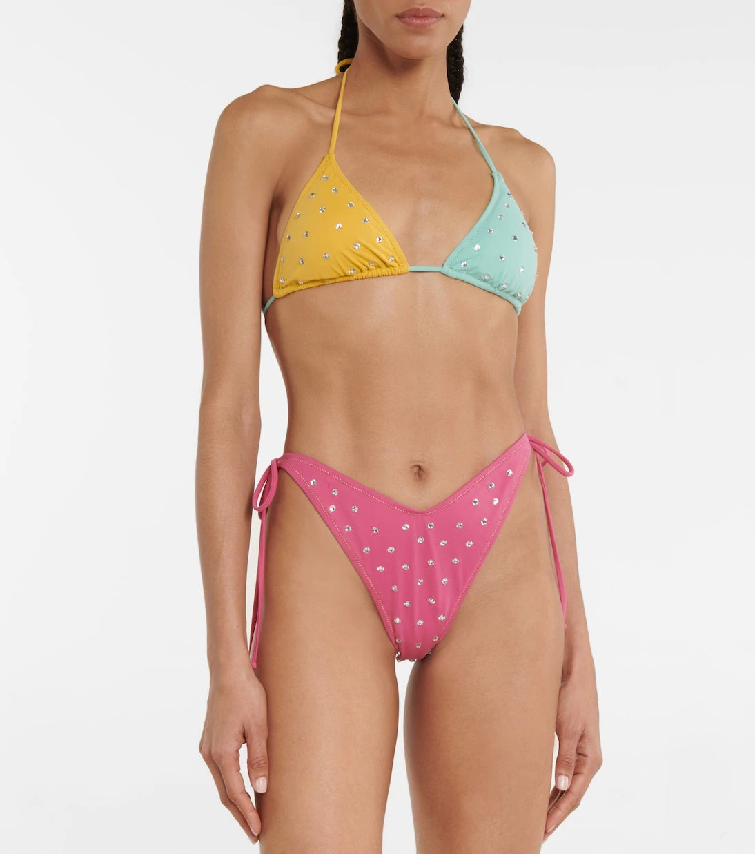 Reina Olga - Susan embellished bikini bottoms