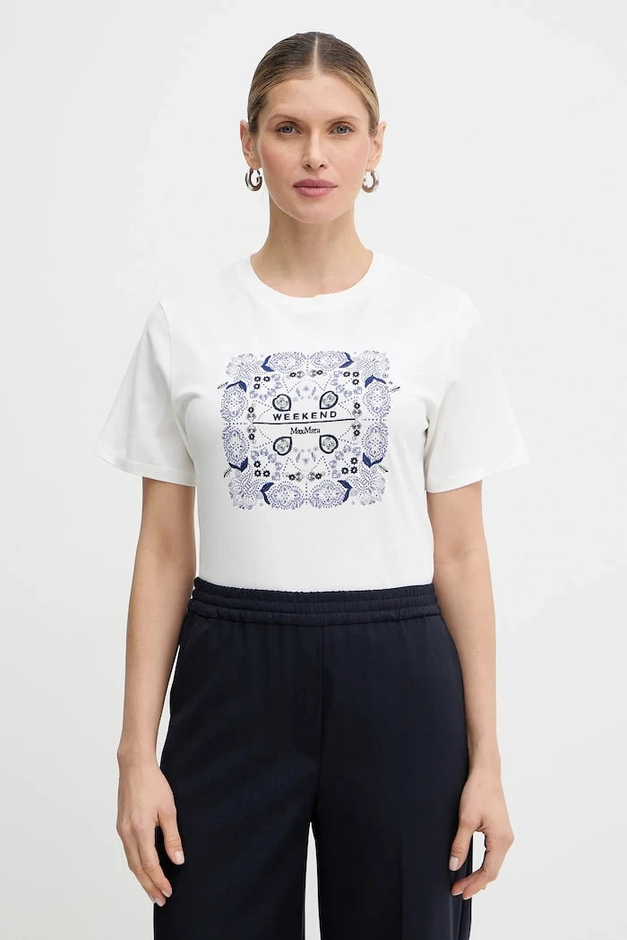Памучна тениска Weekend Max Mara WEST