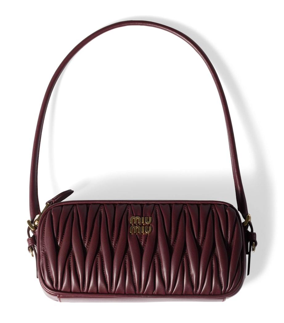 Matelassé Leather Pouch