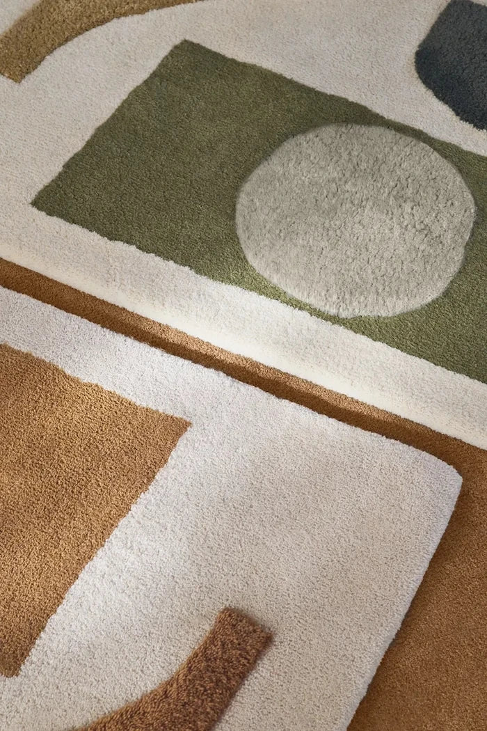 Вълнен килим ferm LIVING Bloco 120 x 80 cm