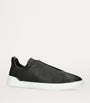 Zegna Shearling Triple Stitch SECONDSKIN Sneakers