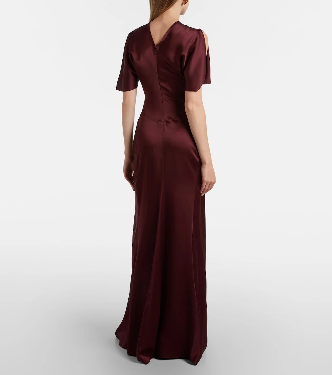 Victoria Beckham - Gathered jersey maxi dress