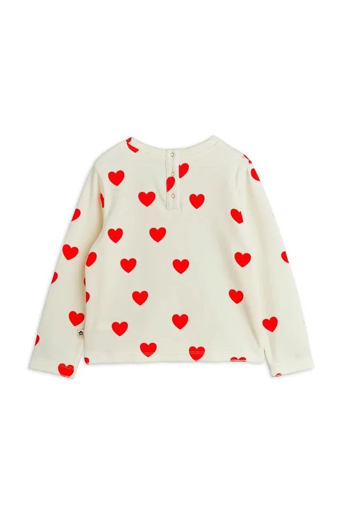Mini Rodini Hearts Uzun Kollu Çocuk Bluzu