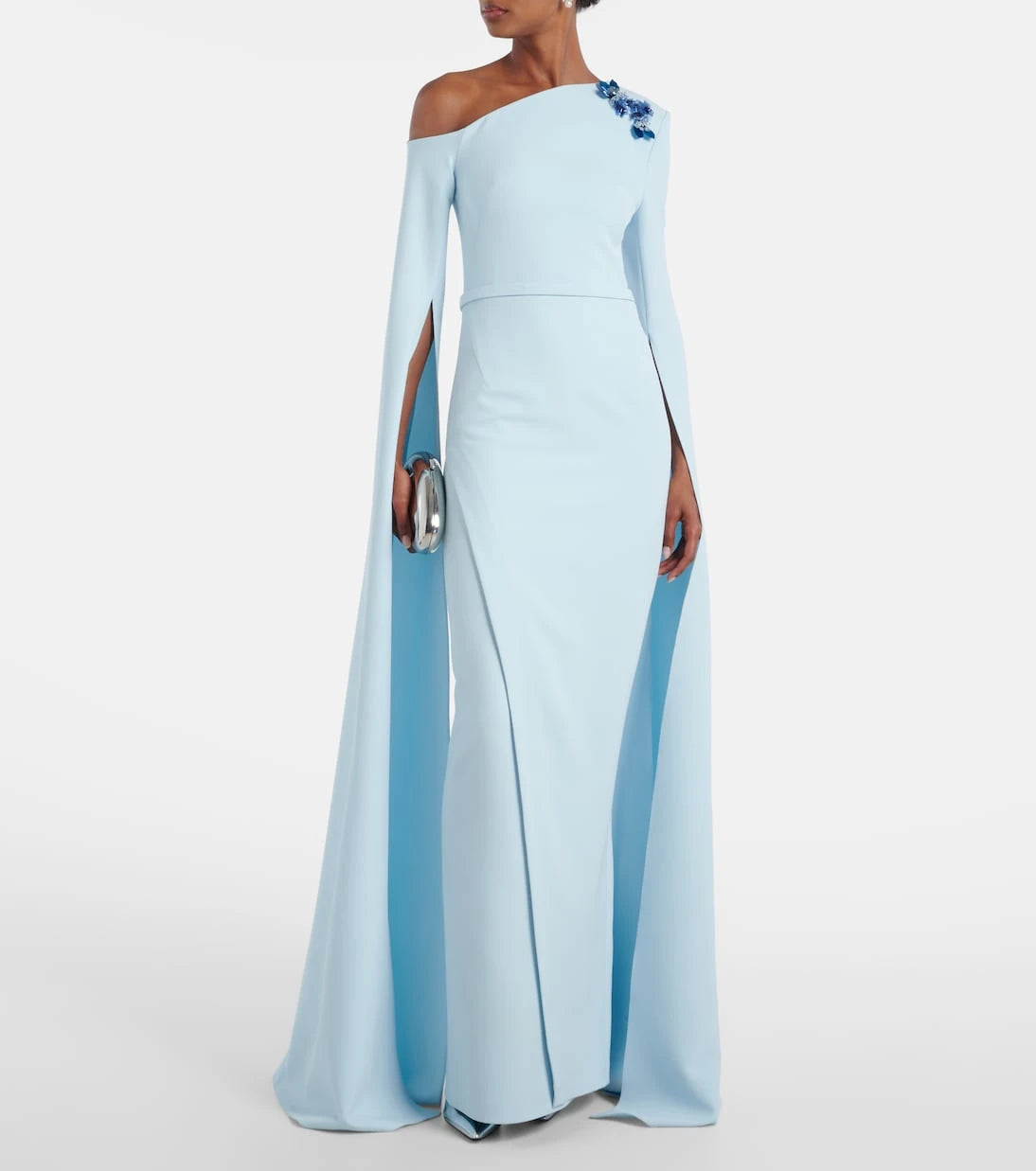 Safiyaa - Rinna embellished crêpe gown
