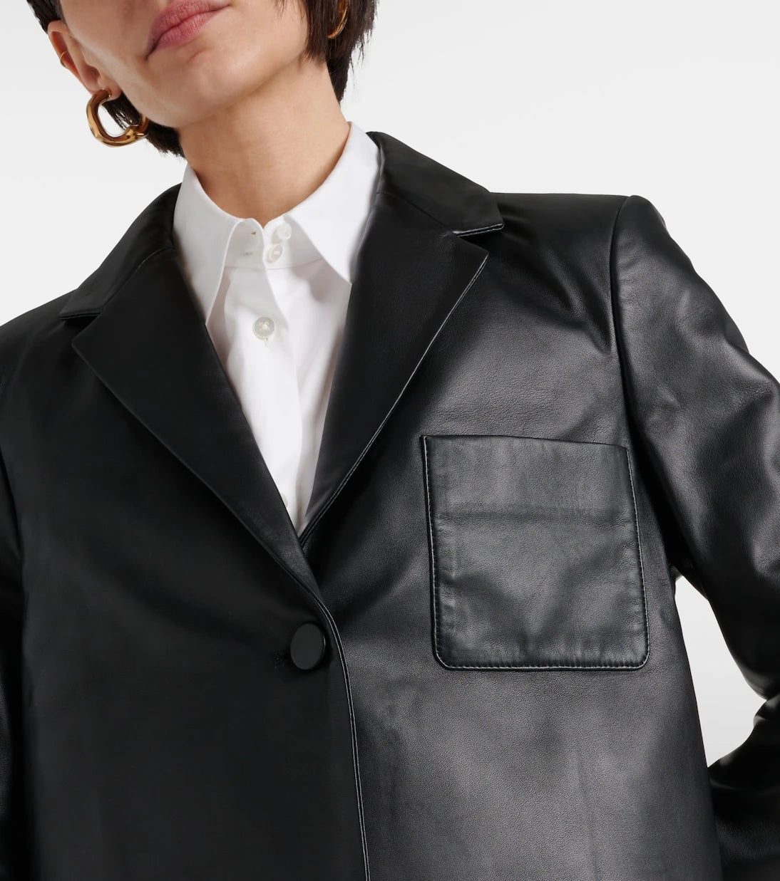 Joseph - Cropped leather jacket