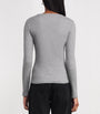 ME+EM Grey Stretch-Cotton Ribbed Ultimate T-Shirt