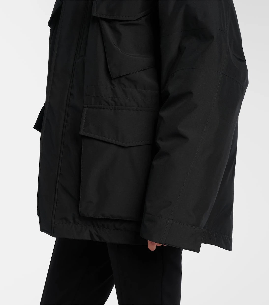 Saint Laurent - Technical canvas down ski jacket