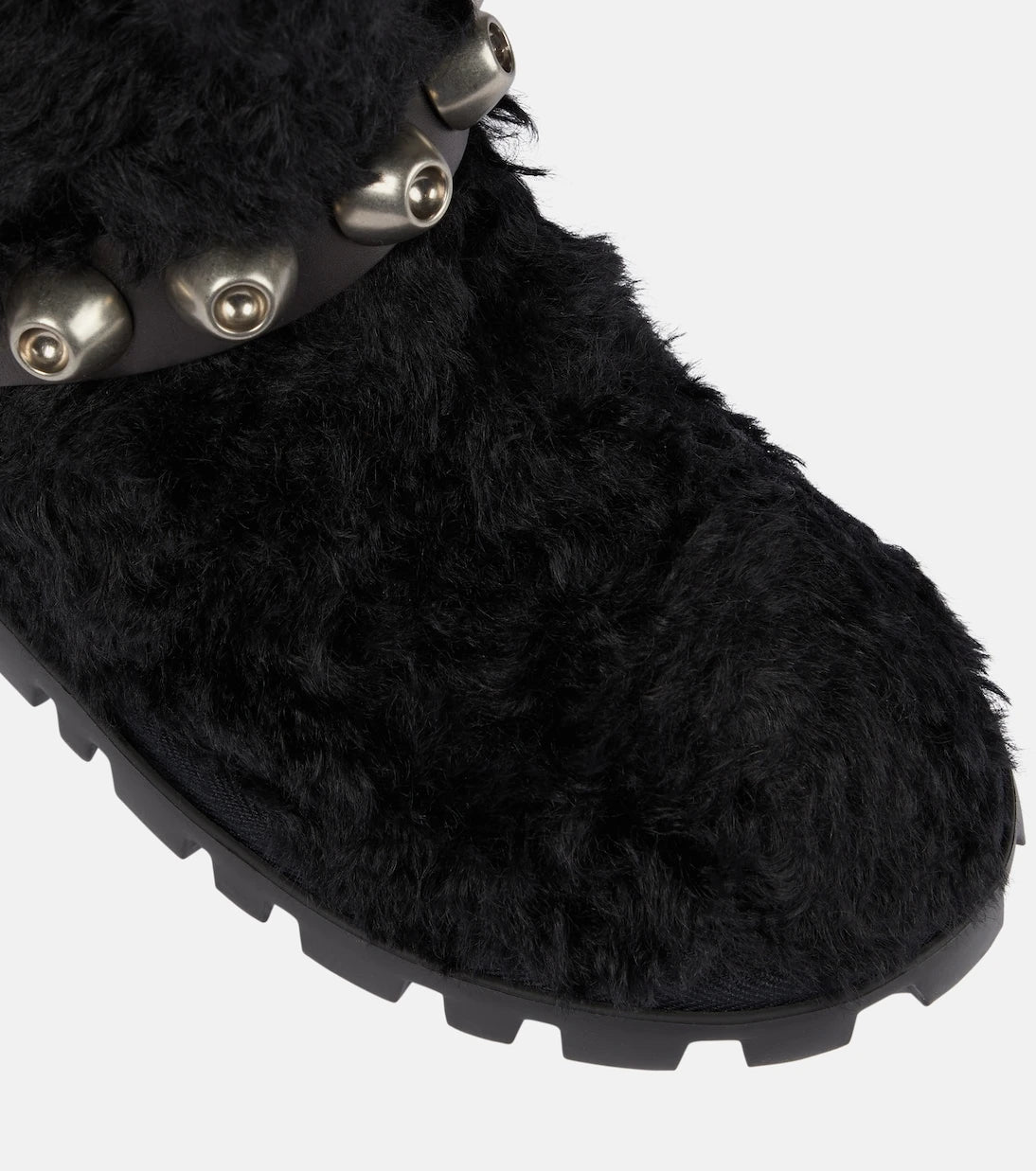 Miu Miu - Studded knee-high boots