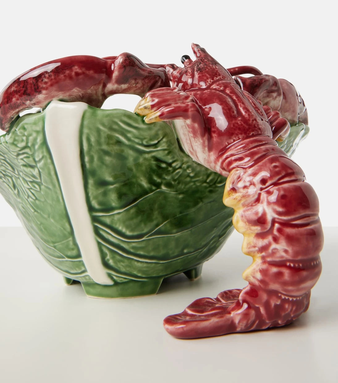 Bordallo Pinheiro - Cabbage With Lobsters salad bowl