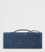 Blue Suede Andiamo Clutch Bag