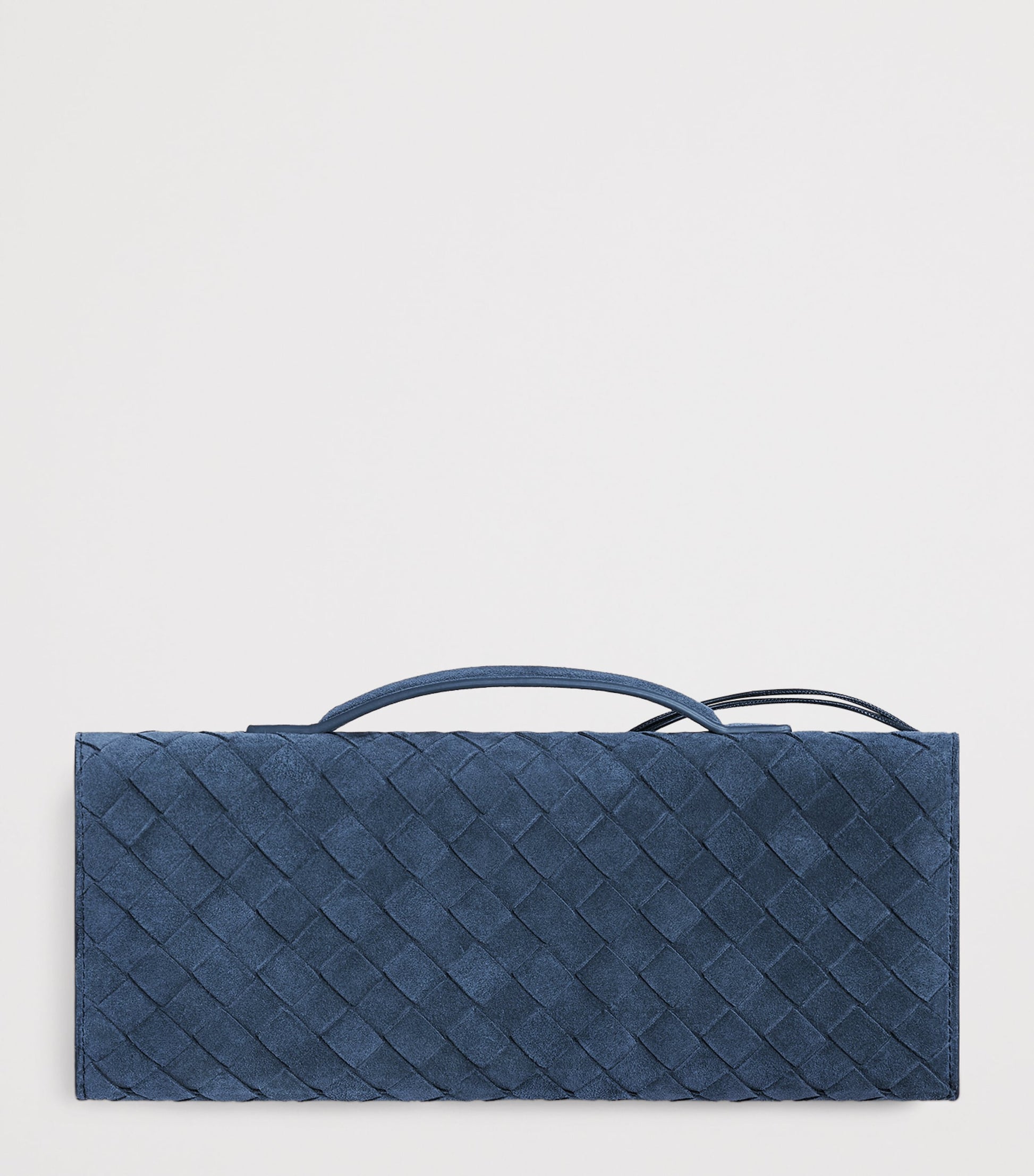 Blue Suede Andiamo Clutch Bag