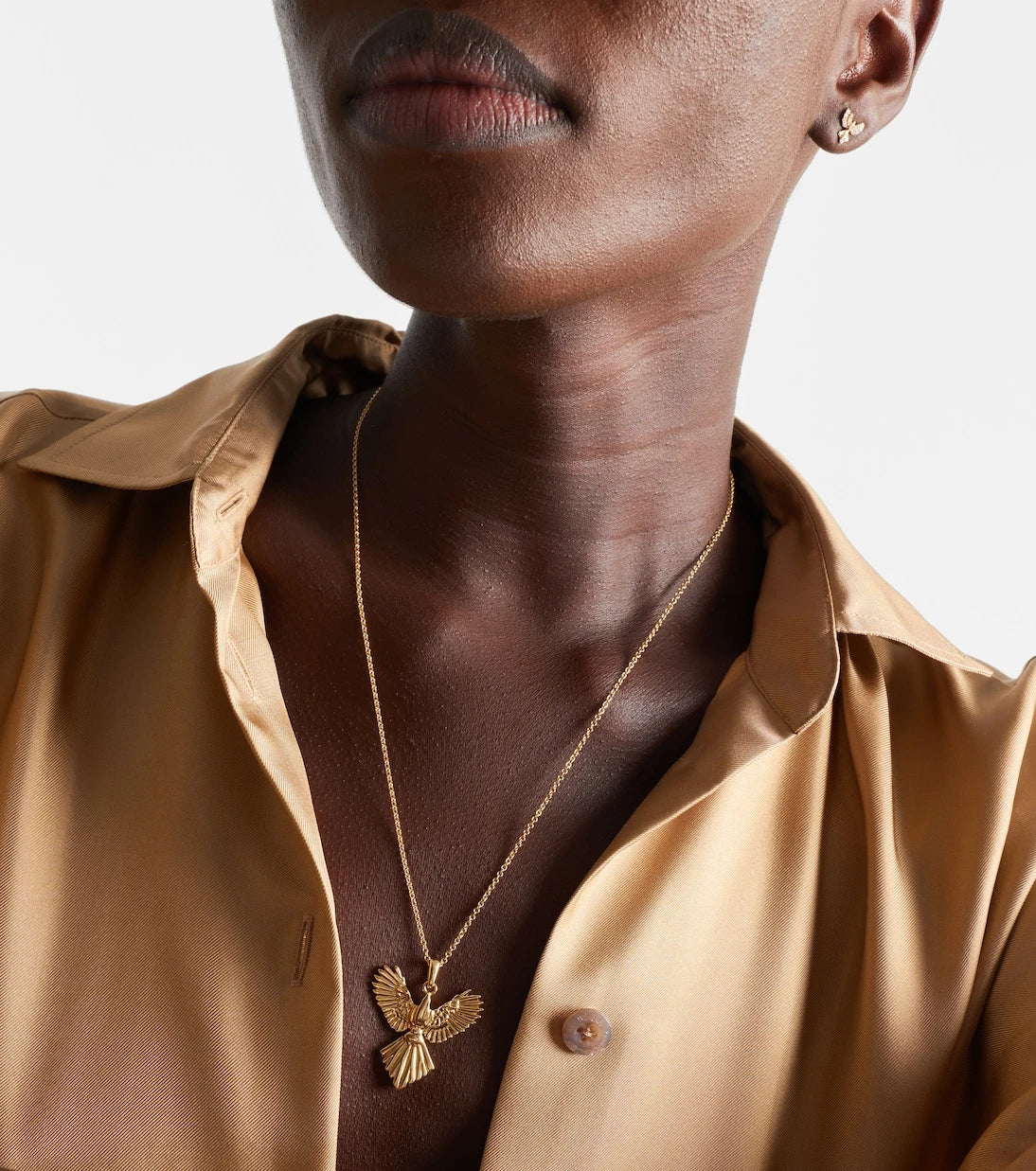 Anita Ko - Phoenix 18kt gold pendant necklace