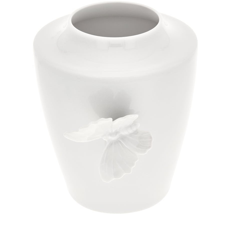 Meissen Small Porcelain Butterfly Vase (13cm)