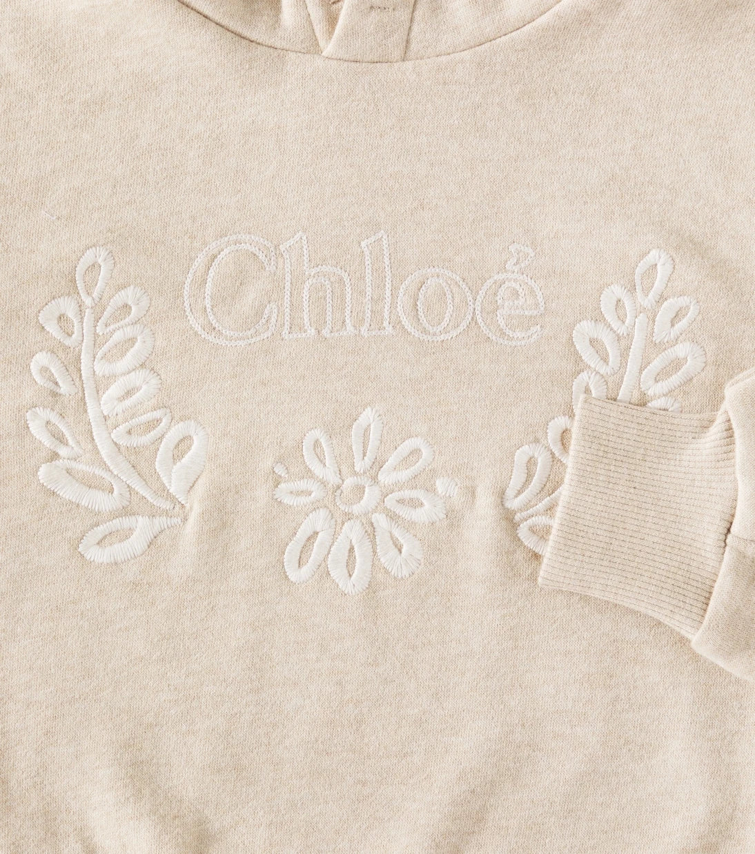 Chloé Kids - Hooded cotton cardigan