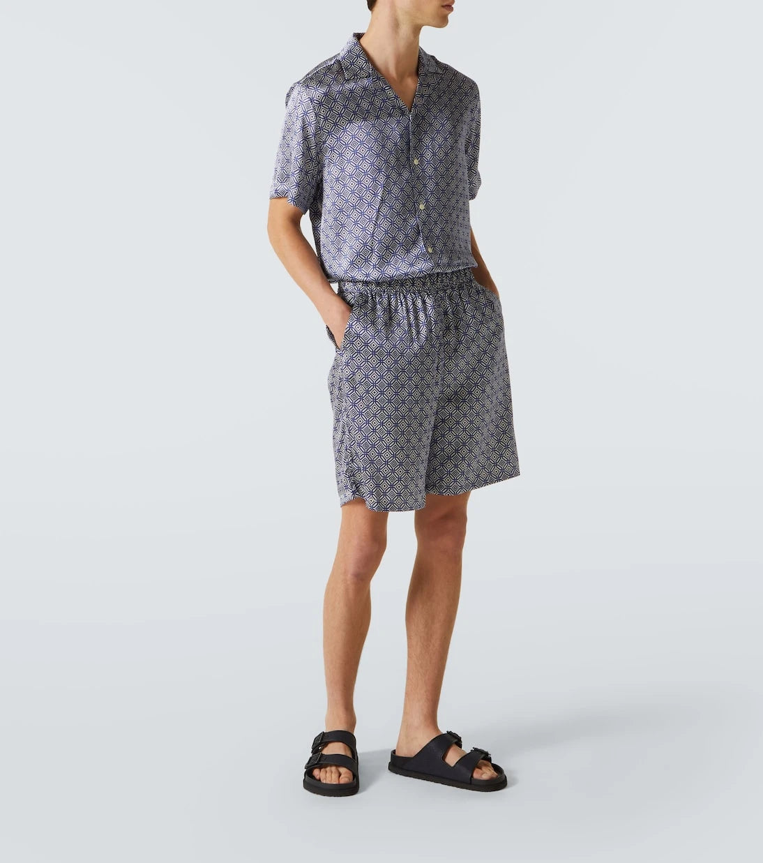 Frescobol Carioca - Palma silk-blend Bermuda shorts