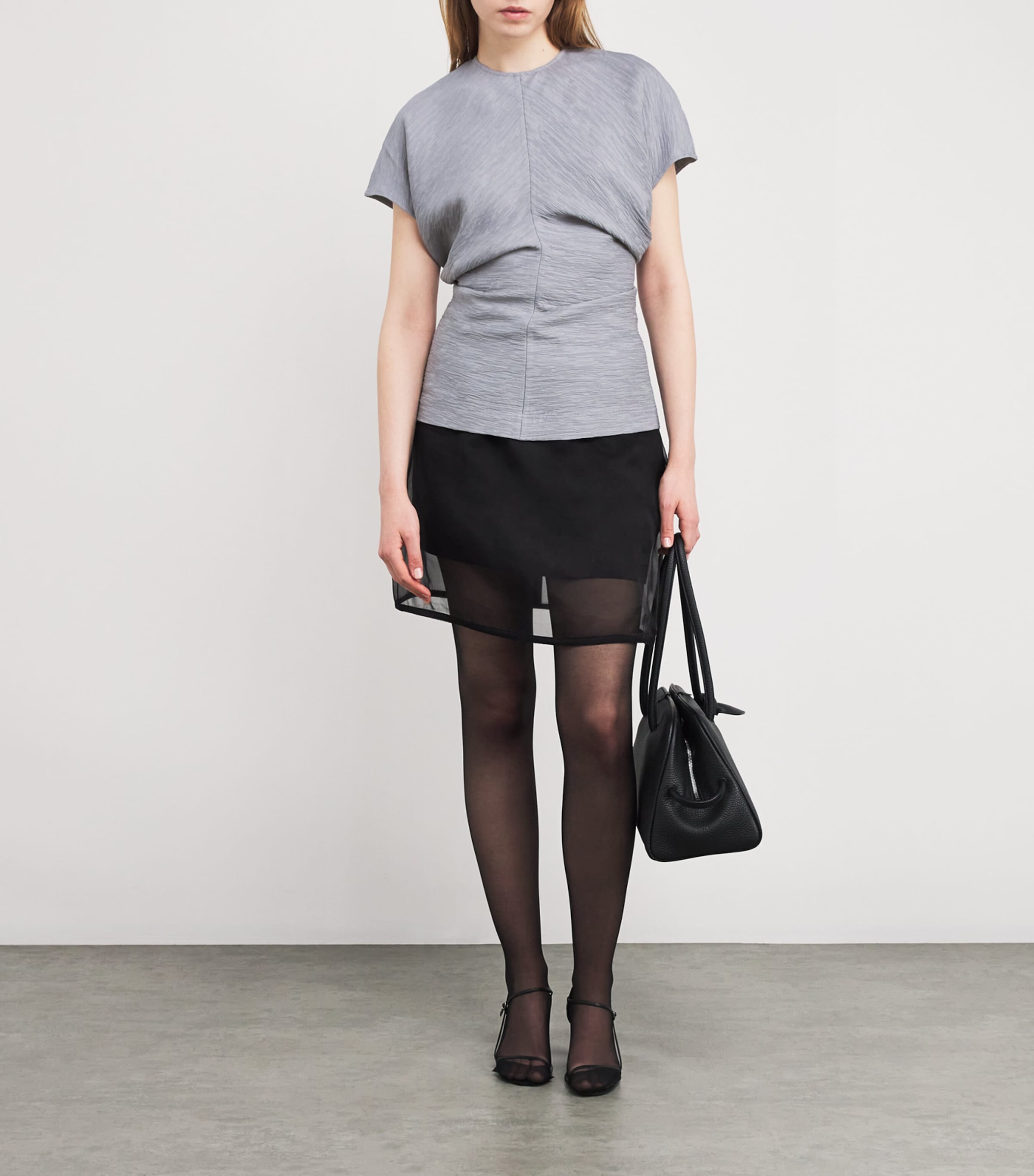 Toteme Blue Mistral Slouch-Waist Top