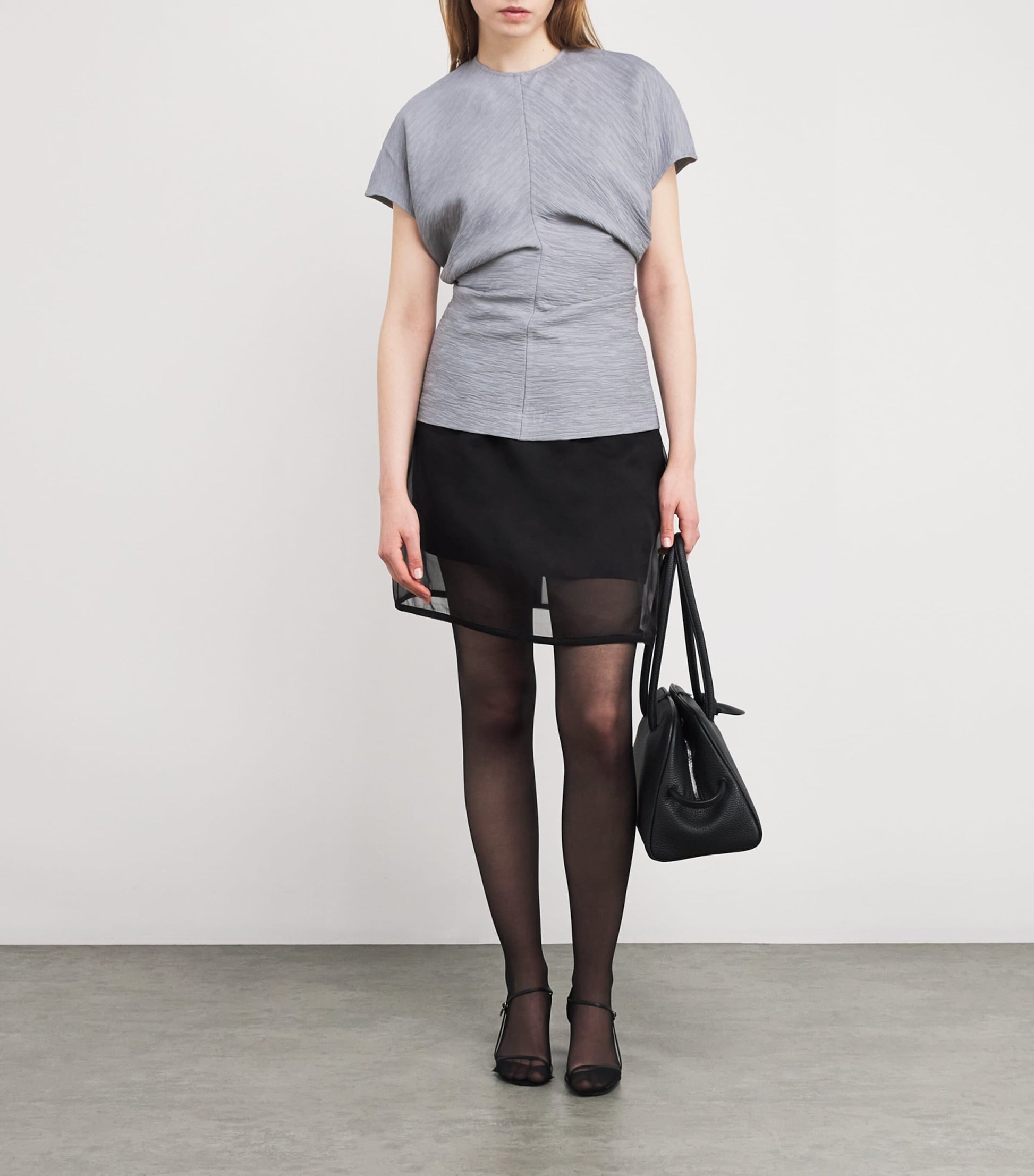 Toteme Blue Mistral Slouch-Waist Top