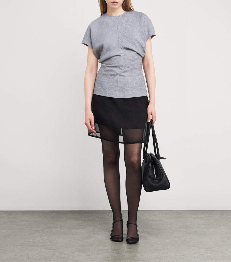 Blue Mistral Slouch-Waist Top