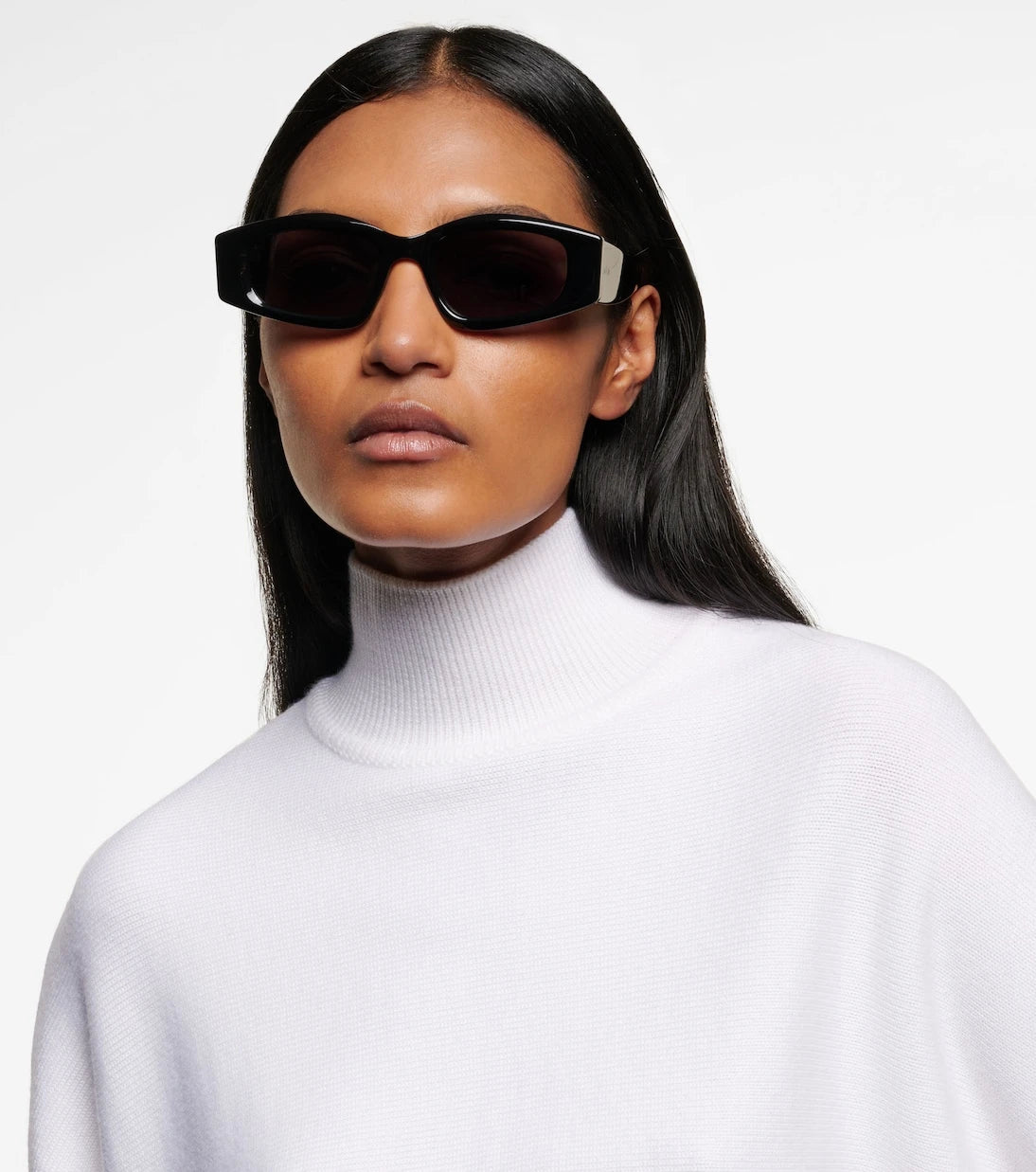 Alaïa - نظارة شمسية مستطيلة بشعار