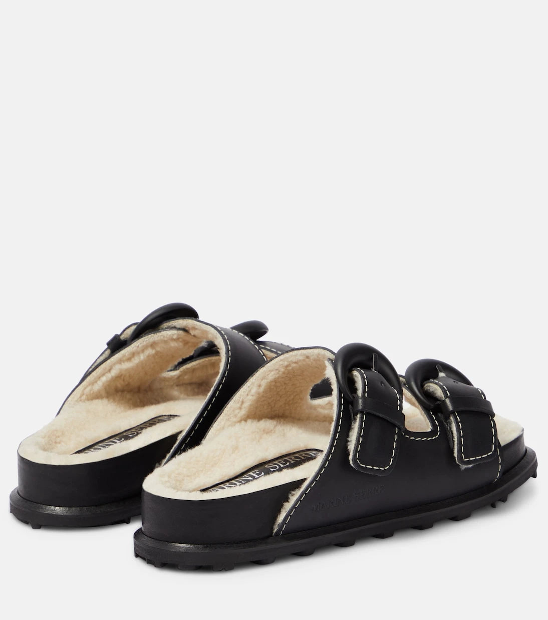 Marine Serre - Leather slides
