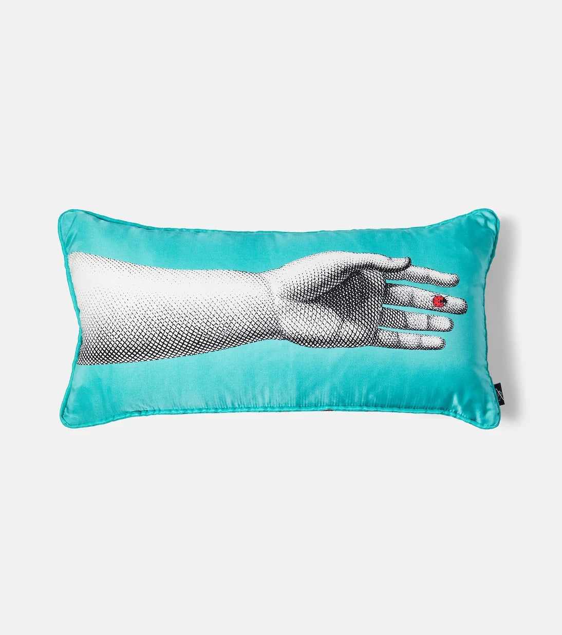 Fornasetti - Mano printed silk and cotton-blend cushion