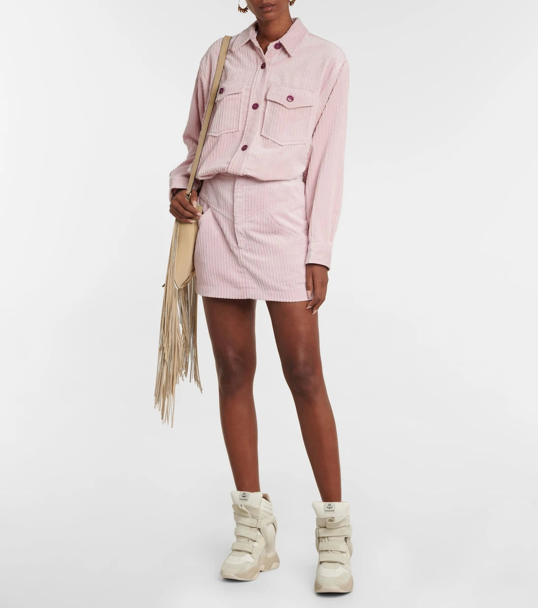 Isabel Marant - Melva corduroy miniskirt