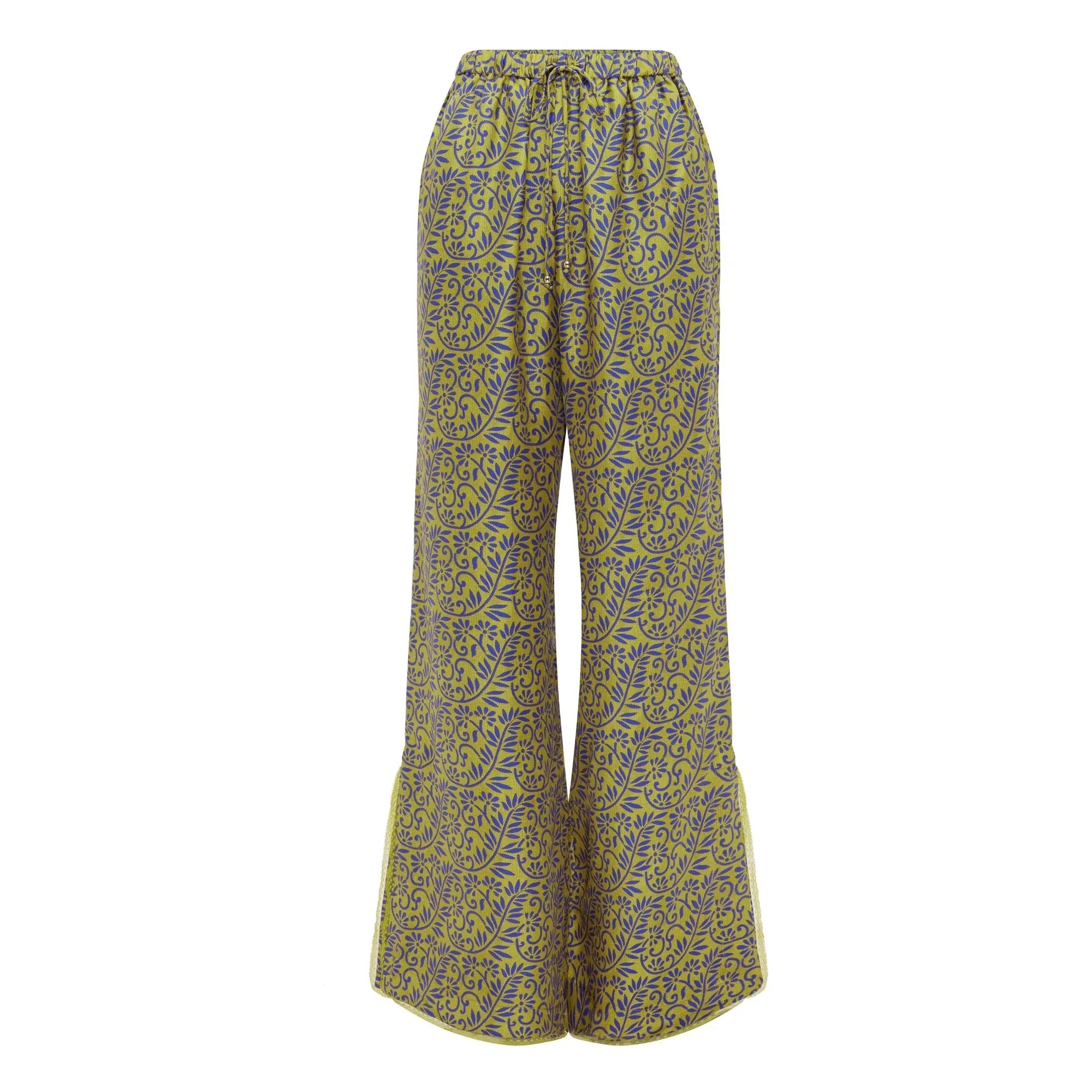 Boteh - Verve Silk Pants | Mustard