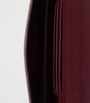 Prada Burgundy Mini Saffiano Leather Clutch Bag