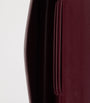 Prada Burgundy Mini Saffiano Leather Clutch Bag